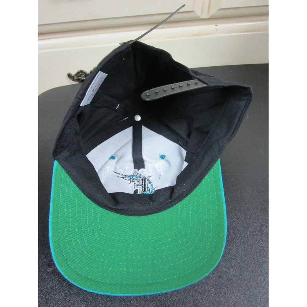 Vintage‎ 1990's Florida Marlins NWT Twins Enterprise Snapback Hat Cap Deadstock
